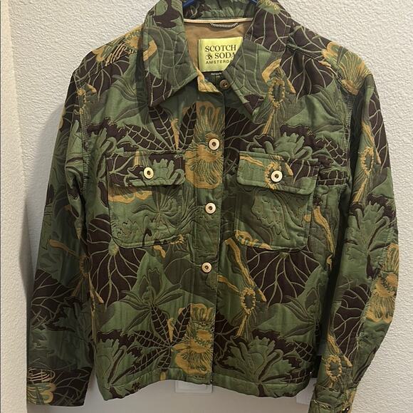 Scotch & Soda Green and Brown Jacket - Picture 5 of 9